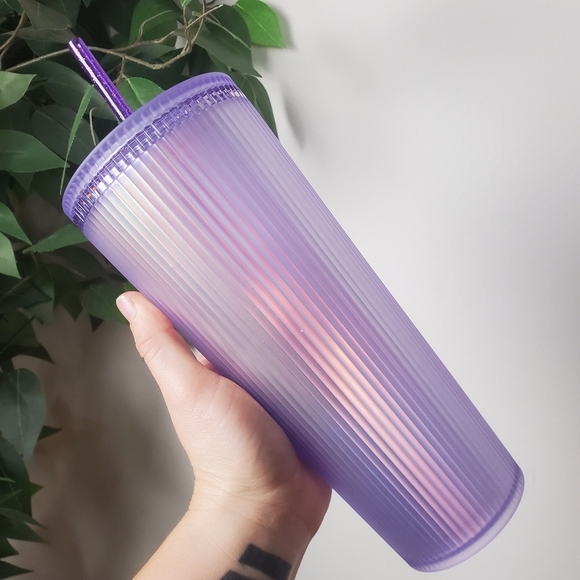 Starbucks Iridescent Lilac Lavender Purple Venti 2023 Cup - Picture 7 of 8